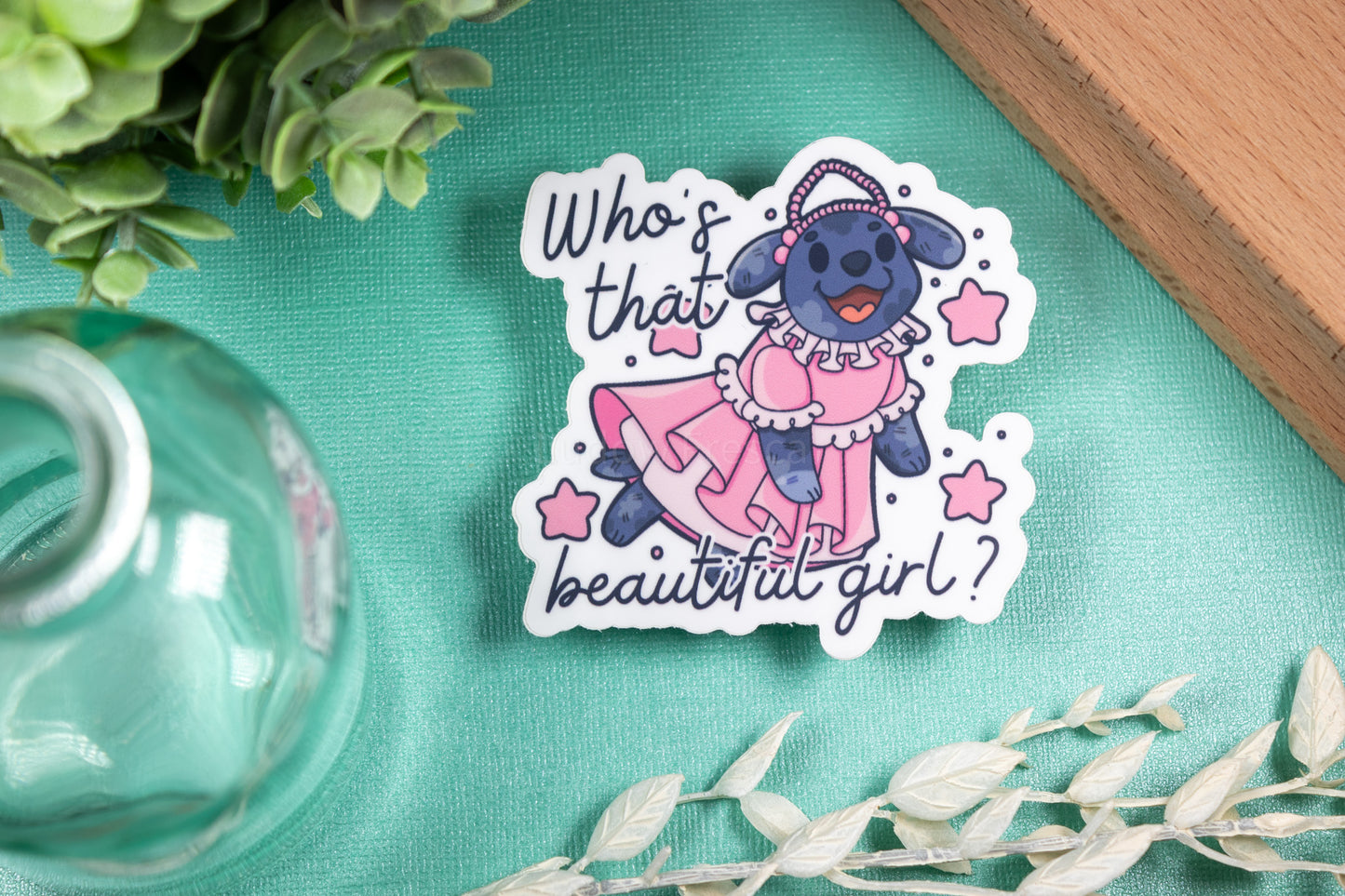 Loona Lunatic -- Who's That Beautiful Girl? // Vinyl Sticker