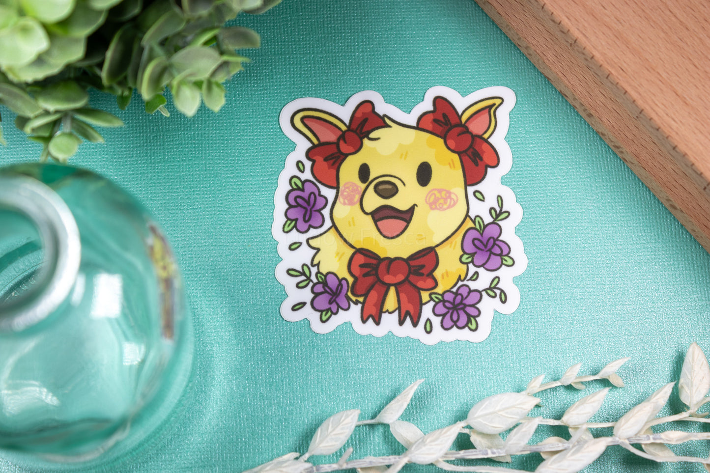 Sunny Sunshine -- Coquette Cutie Sunny // Vinyl Sticker