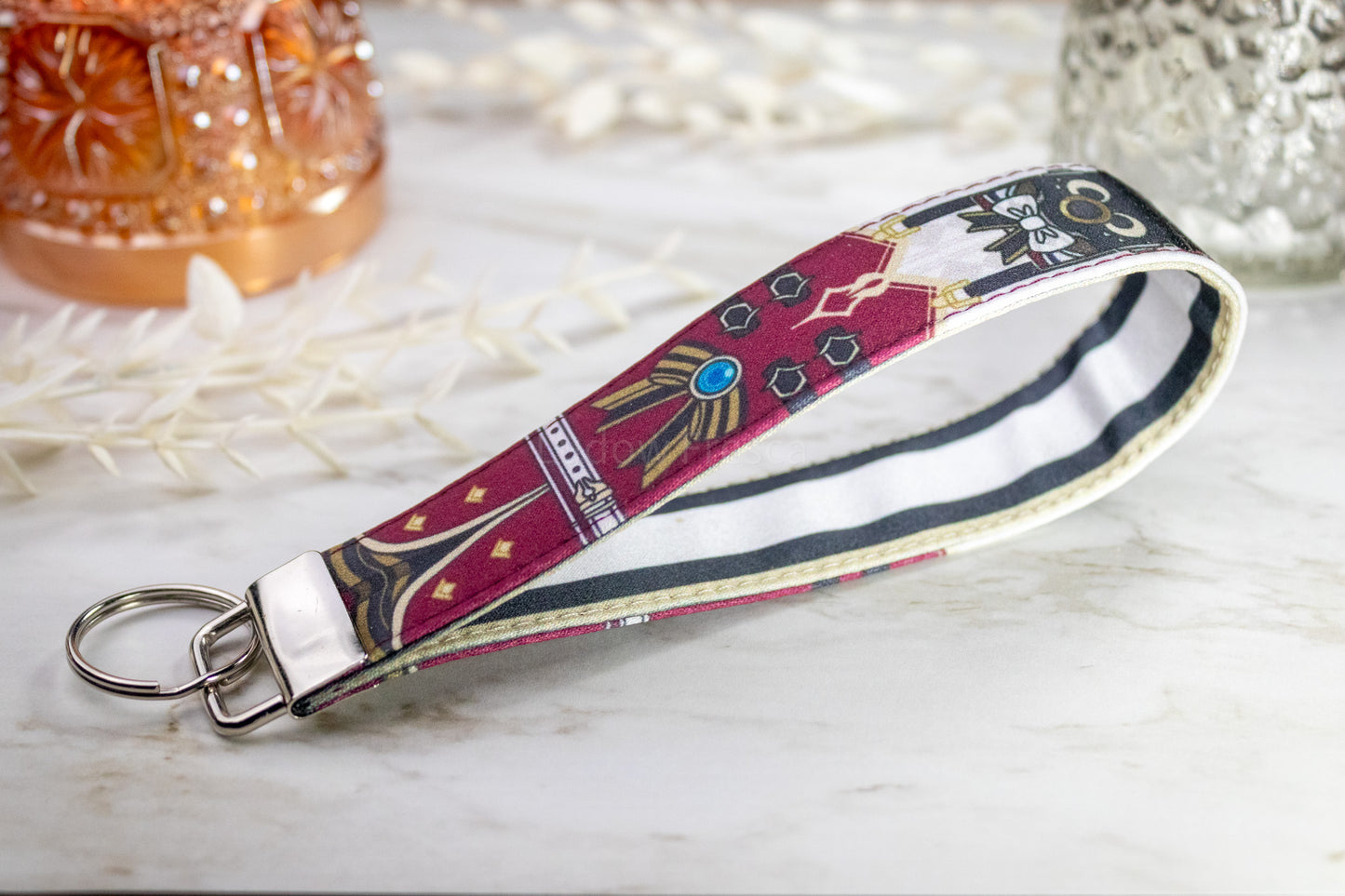 Genshin Impact Charlotte // Key Fob Wristlet