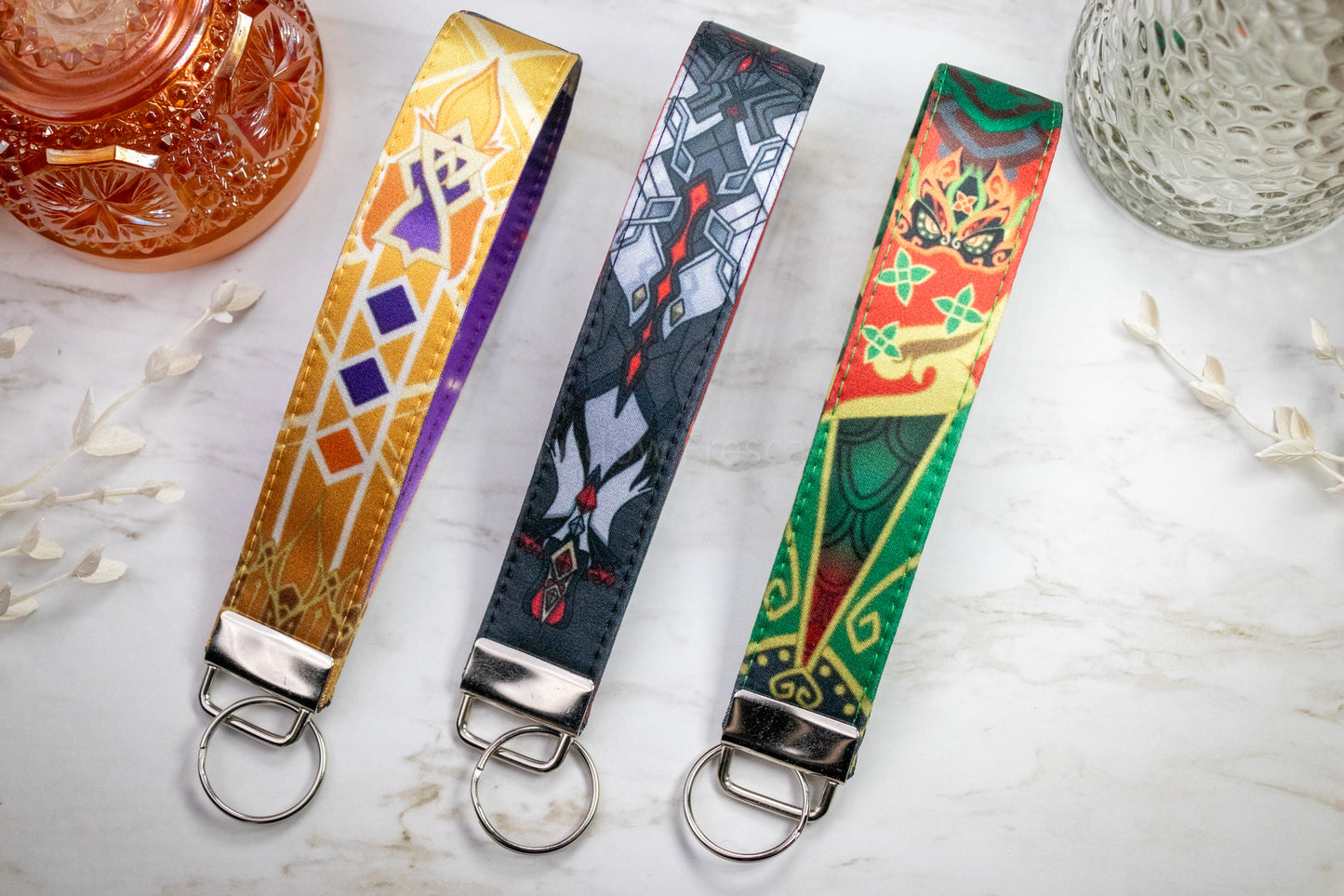 Genshin Impact Sethos // Key Fob Wristlet