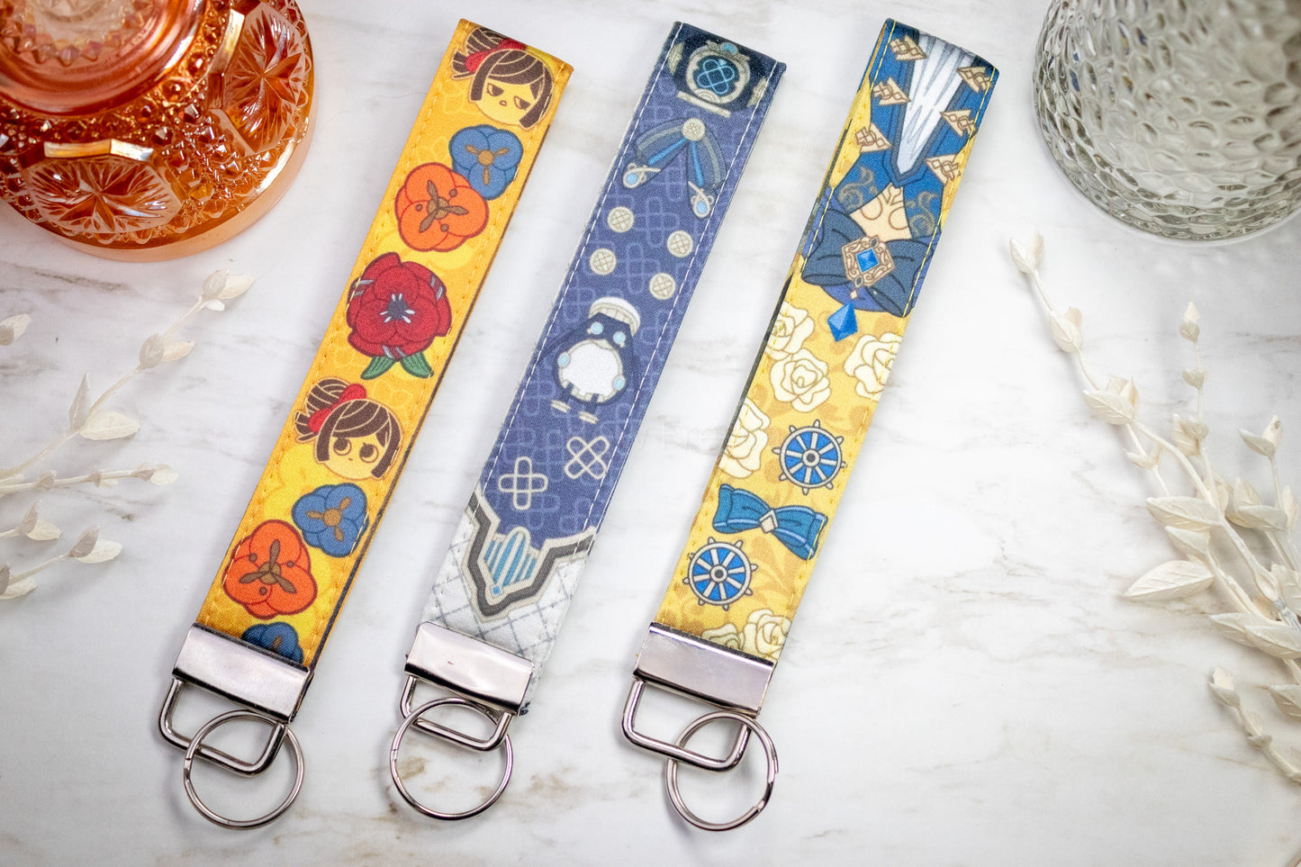 Genshin Impact Chiori // Key Fob Wristlet