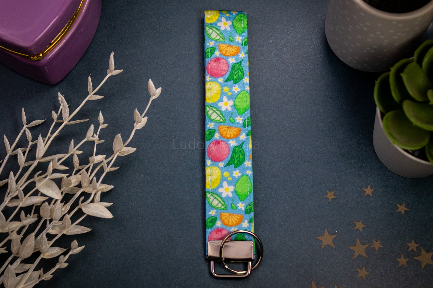 Citrus Fruits // Key Fob Wristlet