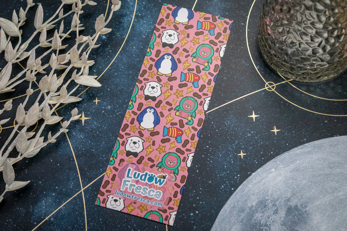 Girl and Her Dog // Bookmark