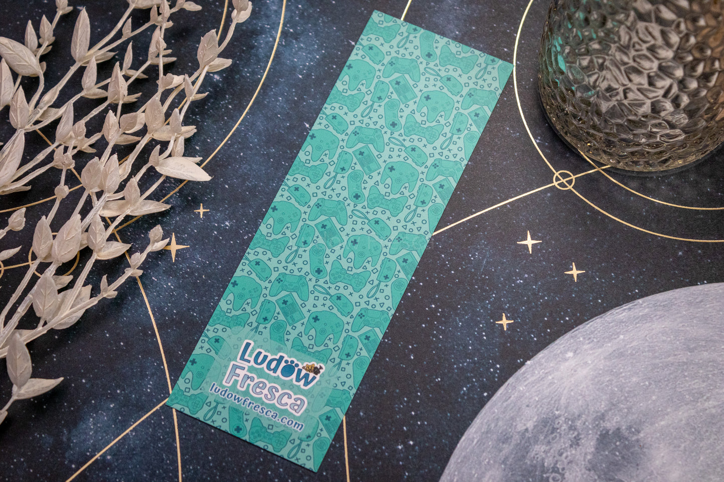 Blue Game Controllers // Bookmark