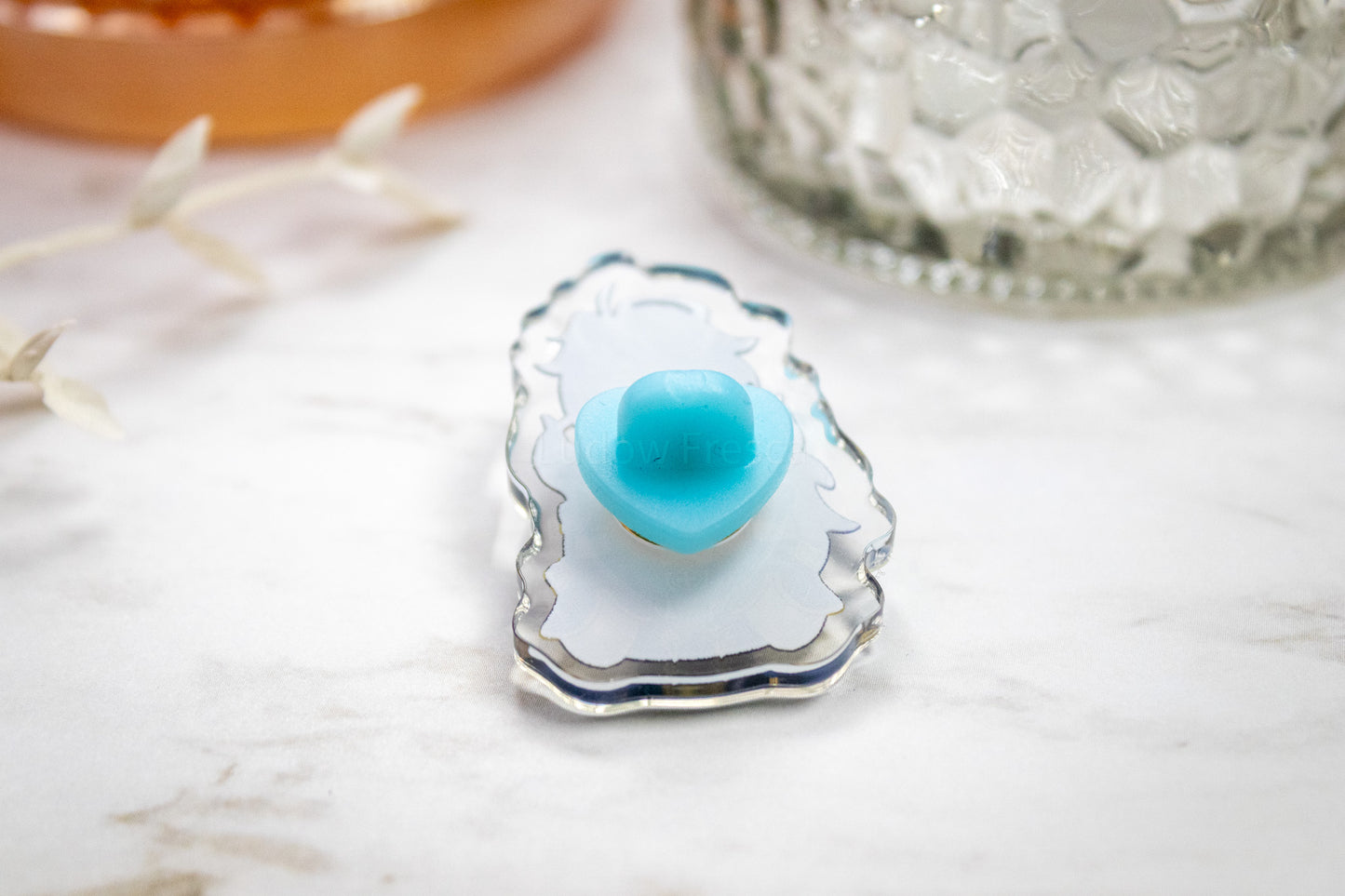 Genshin Impact Kaeya -- Finger Hearts // Acrylic Pin