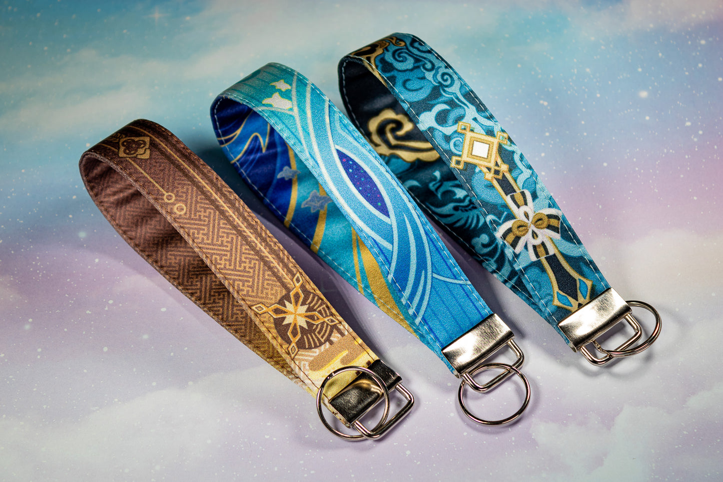 Genshin Impact Xingqiu // Key Fob Wristlet