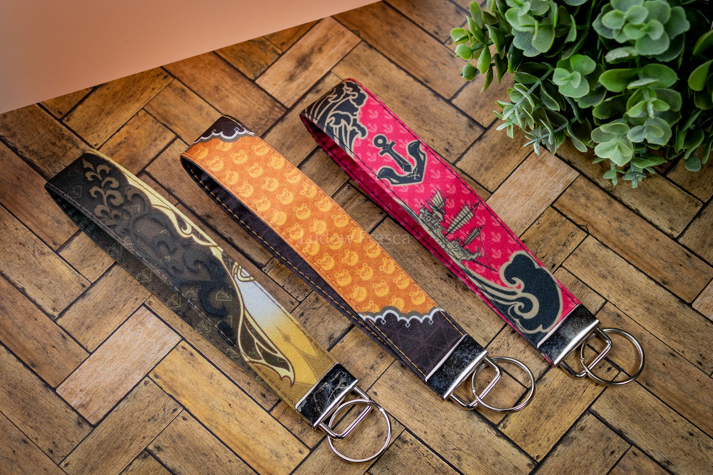 Genshin Impact Ningguang // Key Fob Wristlet