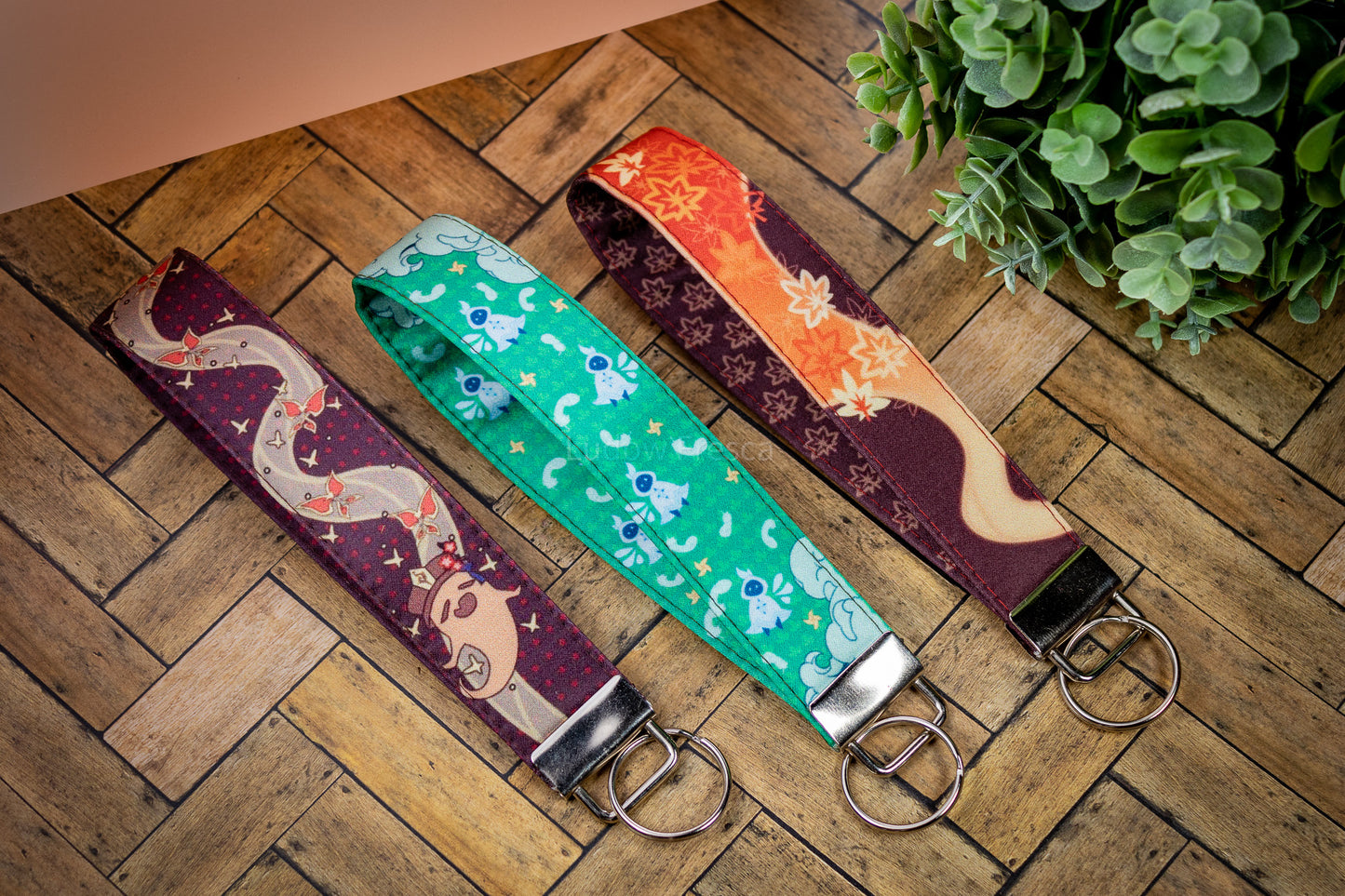 Genshin Impact Venti // Key Fob Wristlet