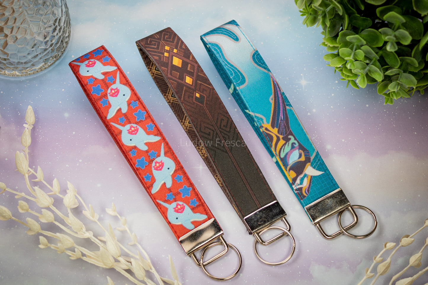 Genshin Impact Xiao // Key Fob Wristlet