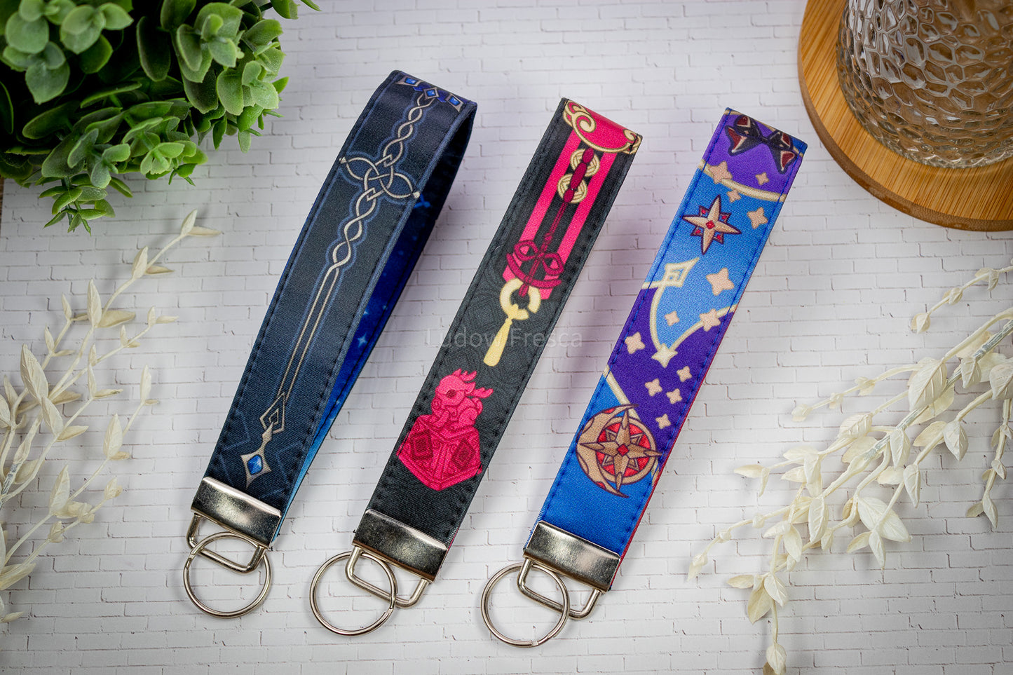Genshin Impact Yanfei // Key Fob Wristlet