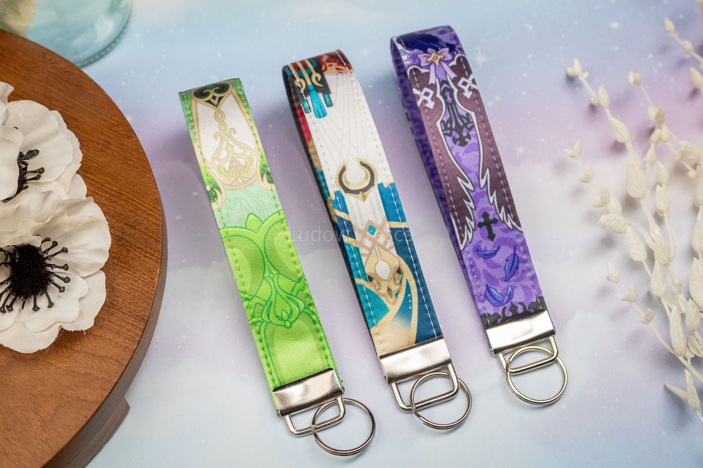 Genshin Impact Kaveh // Key Fob Wristlet