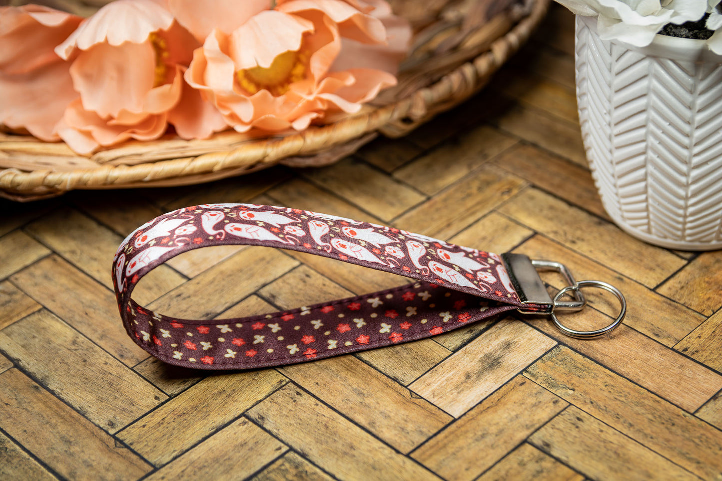 Genshin Impact Hu Tao // Key Fob Wristlet