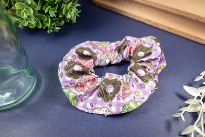 Purple Mochi Donut // Scrunchie