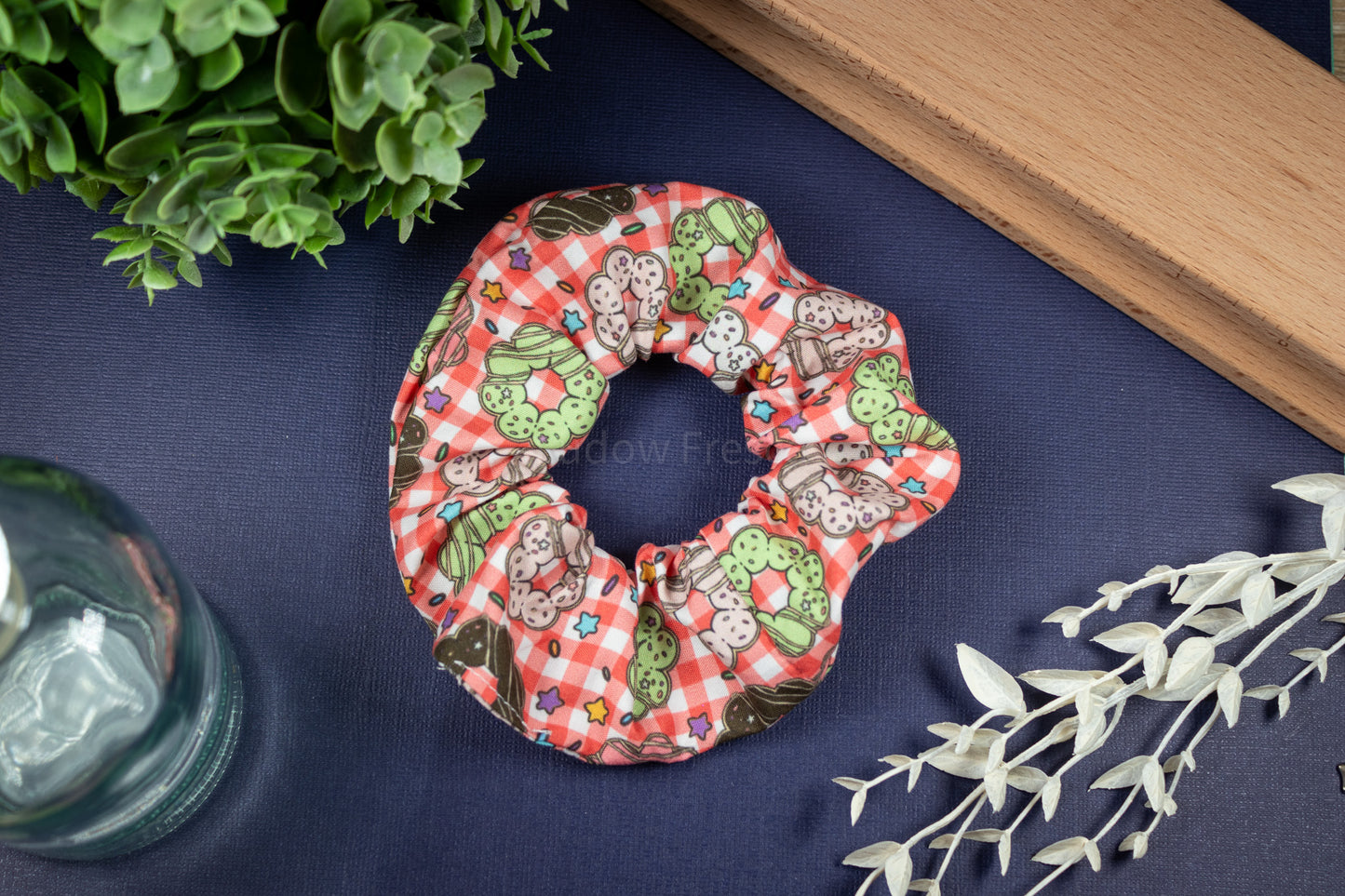 Red Mochi Donut // Scrunchie