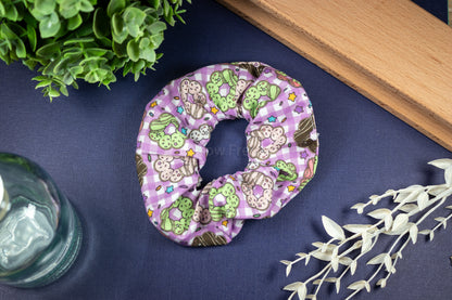 Purple Mochi Donut // Scrunchie