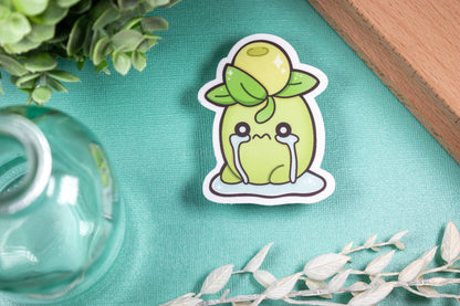 Crying Olive // Vinyl Sticker