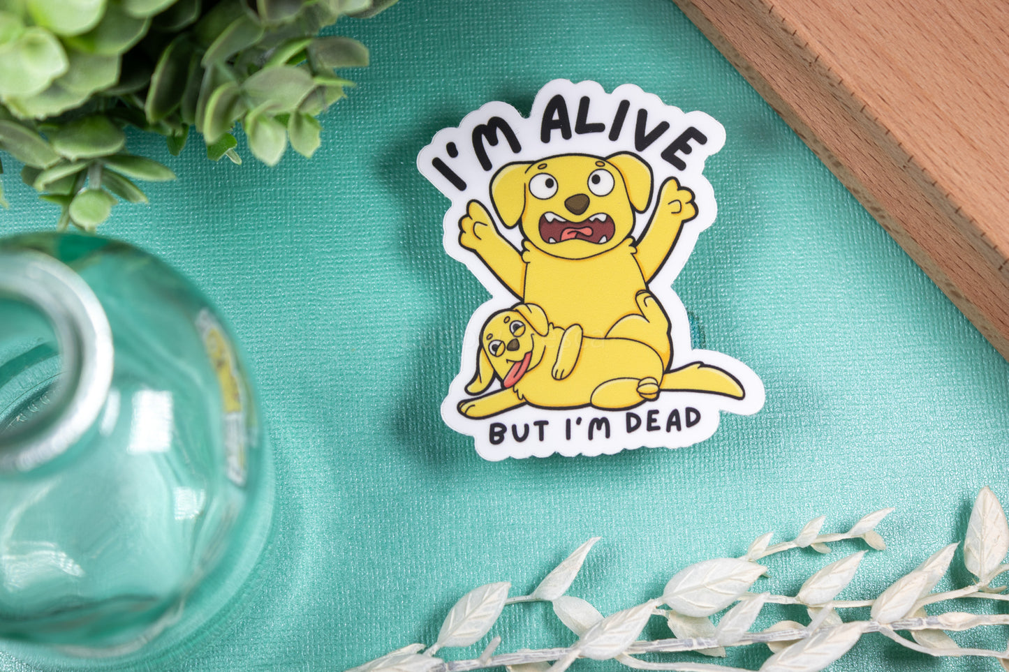 Sunny Sunshine -- I'm Alive!! // Vinyl Sticker