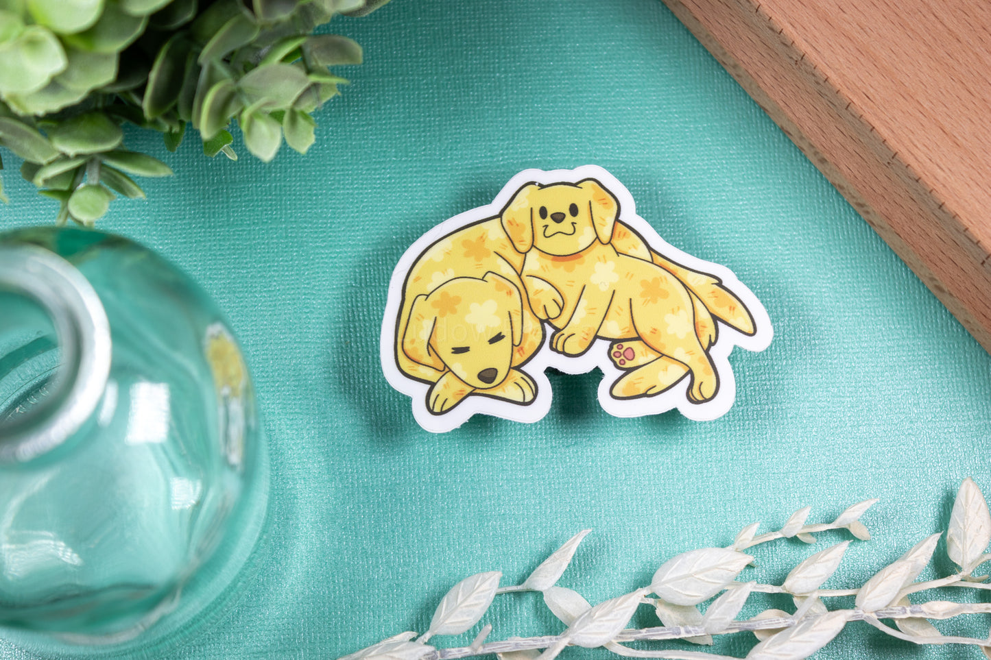 Shadow Bowbow / Sunny Bunny -- Twins Maybe // Vinyl Sticker