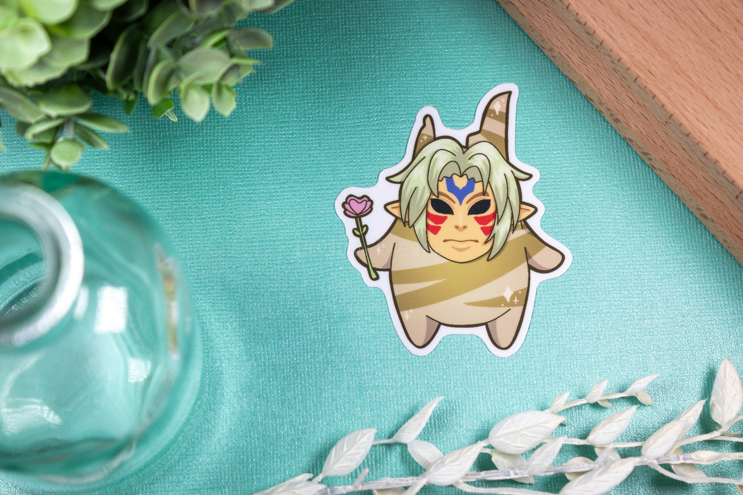 Hey Listen!! -- A Flower M'Lady // Vinyl Sticker