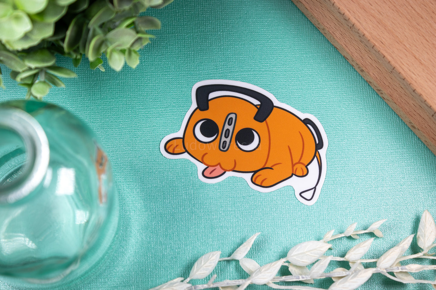 Demon Dog -- Blep // Vinyl Sticker