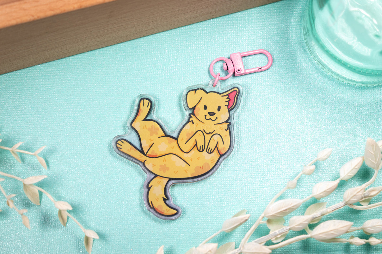 Sunny Sunshine -- Belly Up // Acrylic Keychain