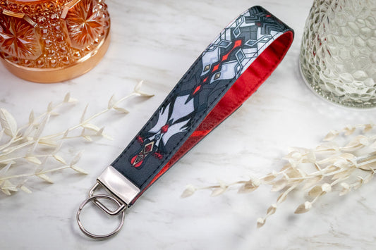 Genshin Impact Arlecchino // Key Fob Wristlet