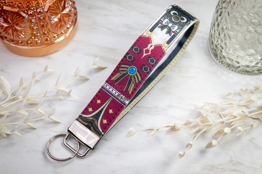 Genshin Impact Charlotte // Key Fob Wristlet