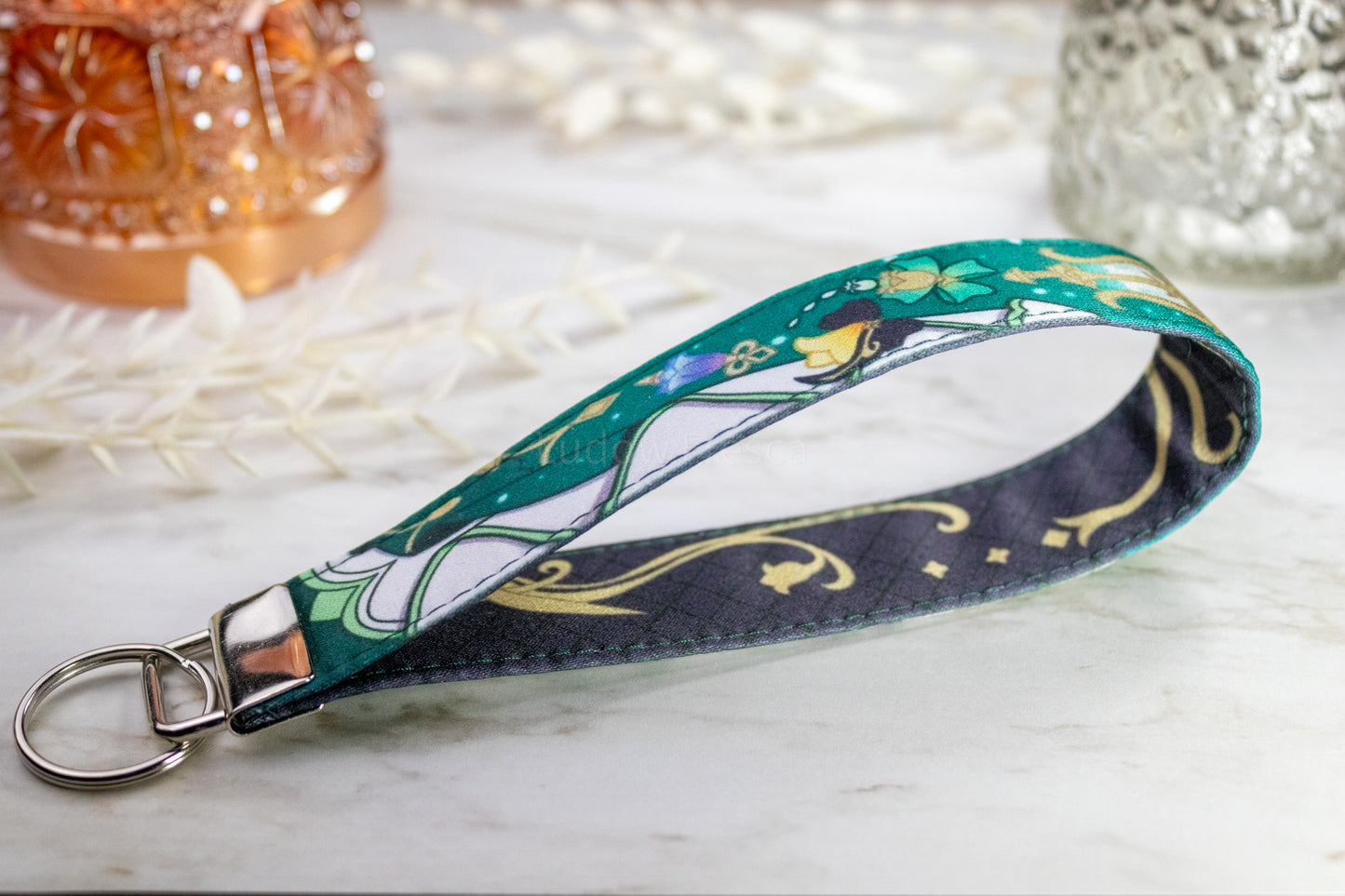 Genshin Impact Emilie // Key Fob Wristlet