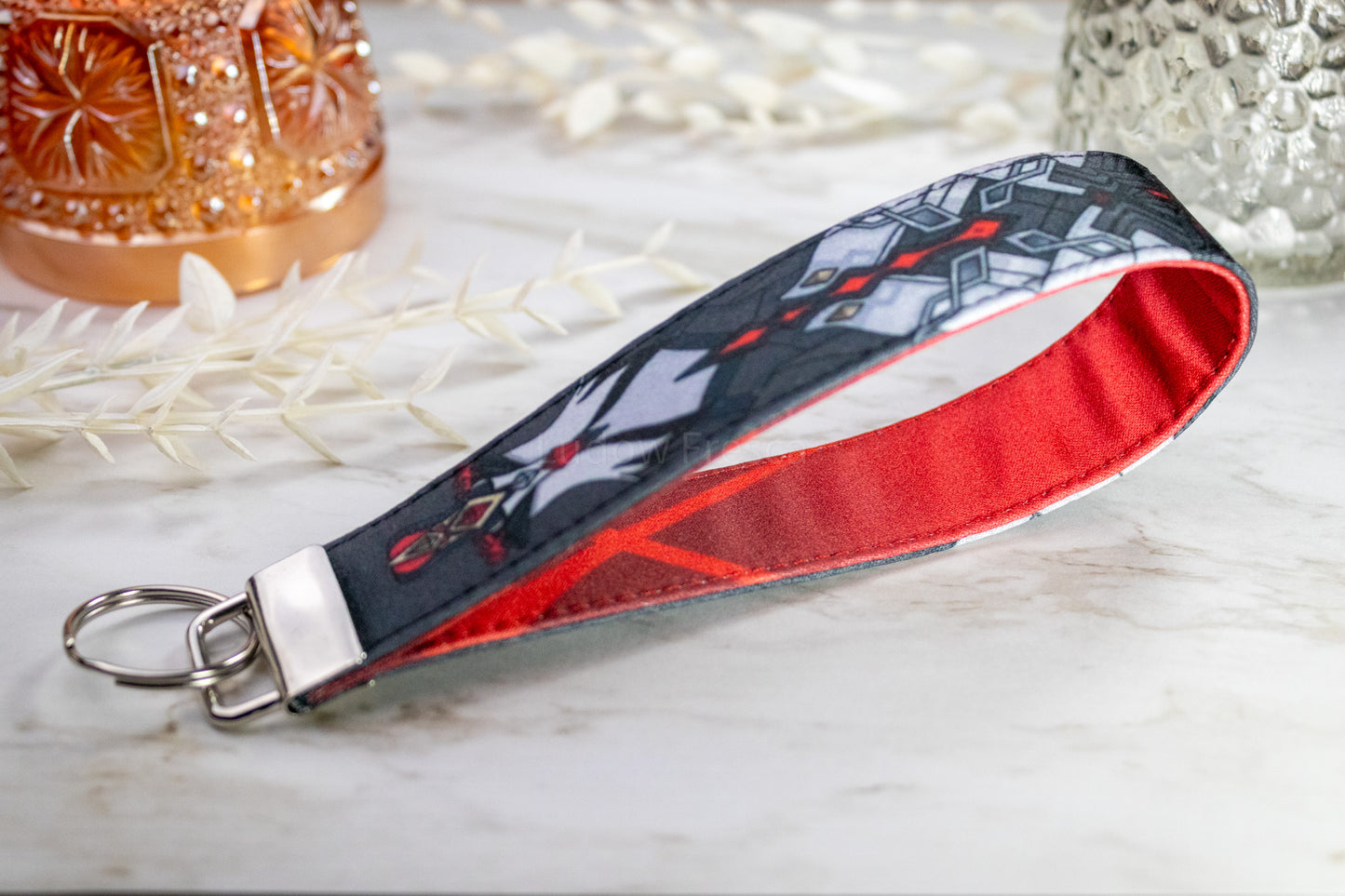 Genshin Impact Arlecchino // Key Fob Wristlet