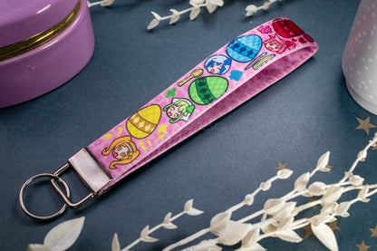 Egg Guardians // Key Fob Wristlet