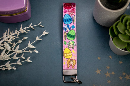 Egg Guardians // Key Fob Wristlet