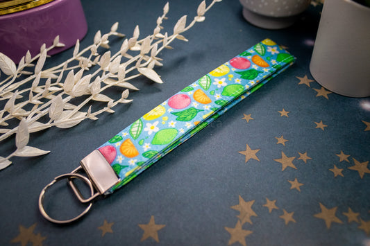 Citrus Fruits // Key Fob Wristlet