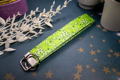 Green Game Controllers // Key Fob Wristlet