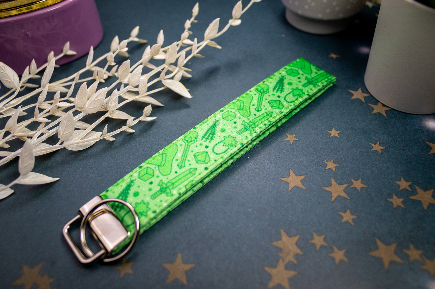 Green RPG // Key Fob Wristlet