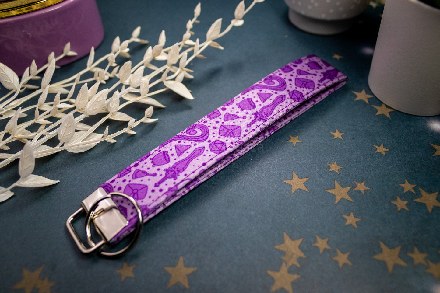 Purple RPG // Key Fob Wristlet