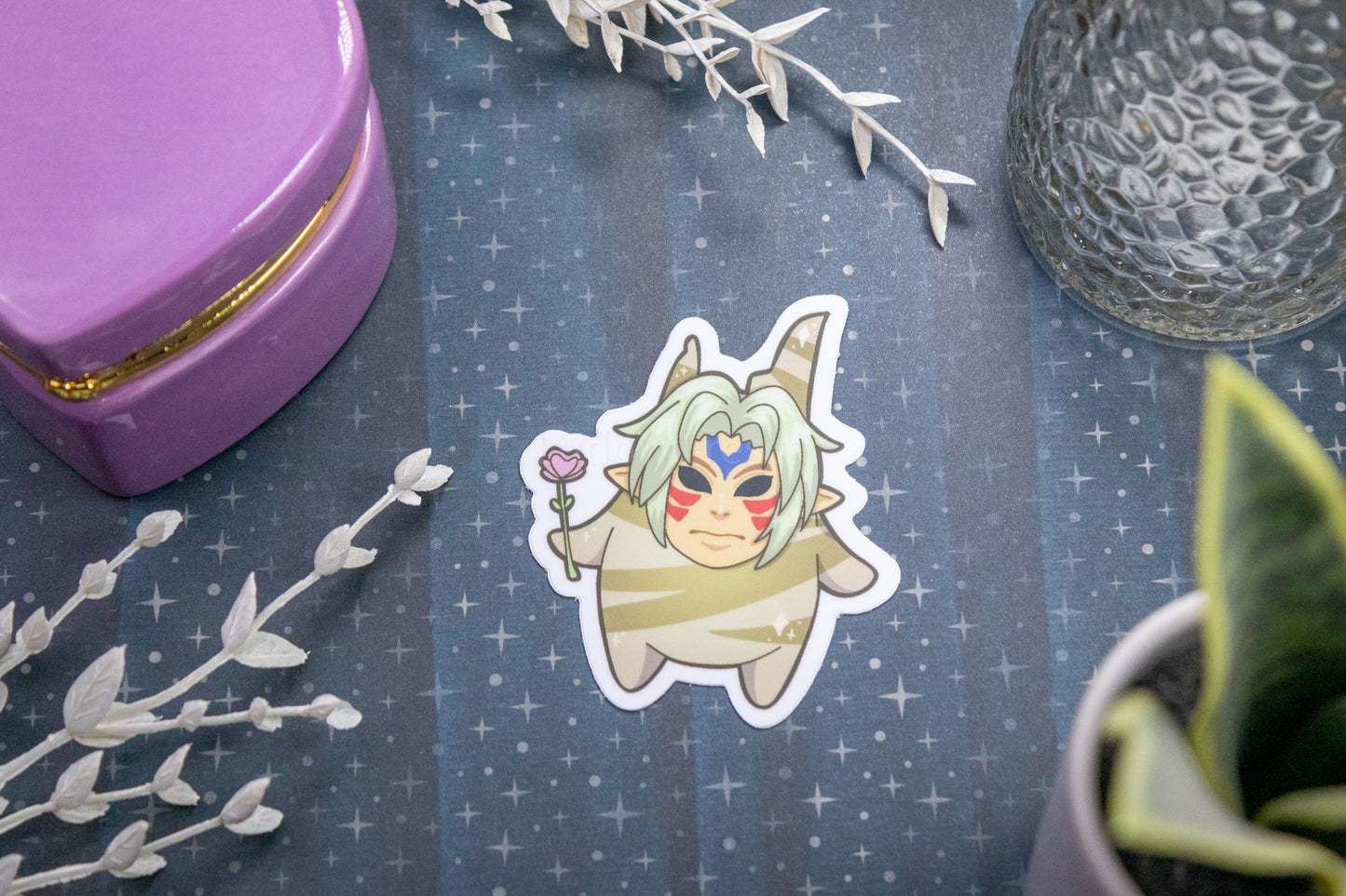 Hey Listen!! -- A Flower M'Lady // Vinyl Sticker