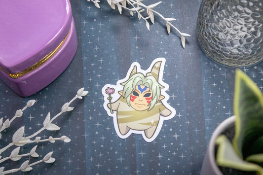 Hey Listen!! -- A Flower M'Lady // Vinyl Sticker