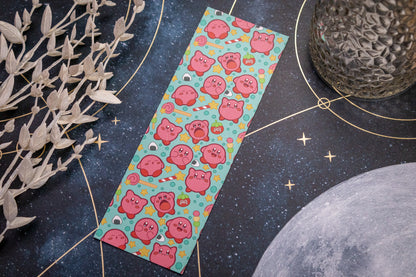 Hungry Pink Blob // Bookmark