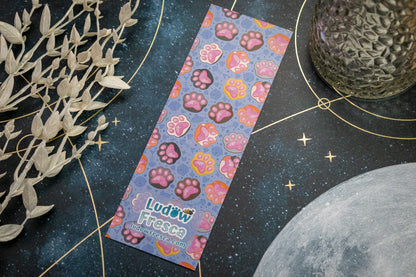 Blue Cat Paws // Bookmark