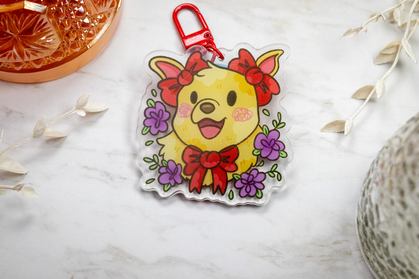 Sunny Sunshine -- Coquette Cutie Sunny // Acrylic Keychain