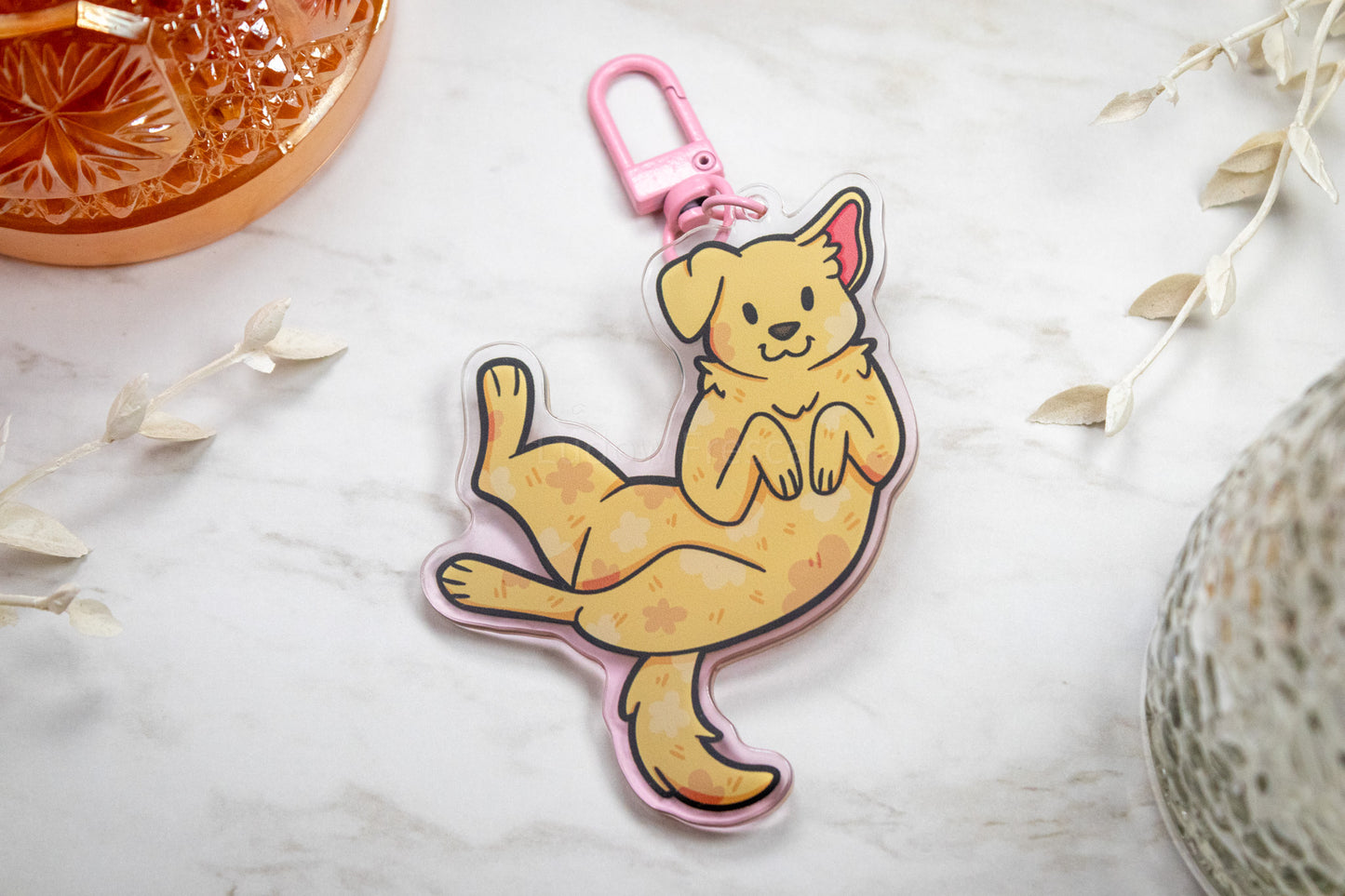 Sunny Sunshine -- Belly Up // Acrylic Keychain