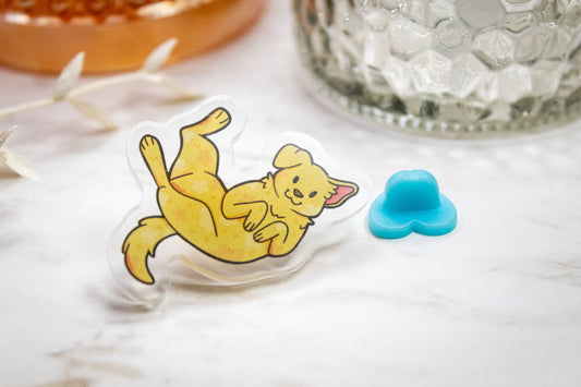 Sunny Sunshine -- Belly Up // Acrylic Pin