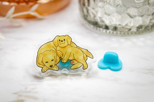 Shadow Bowbow / Sunny Bunny -- Twins Maybe // Acrylic Pin