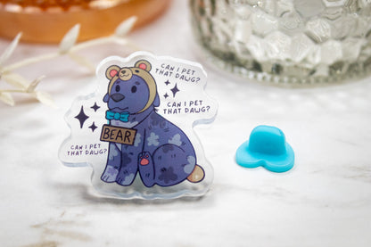 Loona Lunatic -- Can I Pet that Dawg // Acrylic Pin