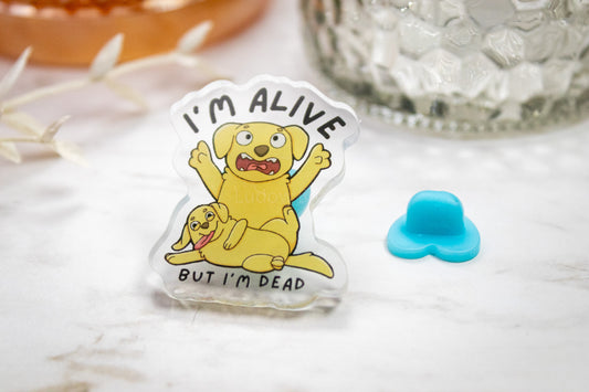 Sunny Sunshine -- I'm Alive!! // Acrylic Pin