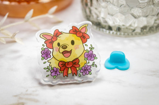 Sunny Sunshine -- Coquette Cutie Sunny // Acrylic Pin