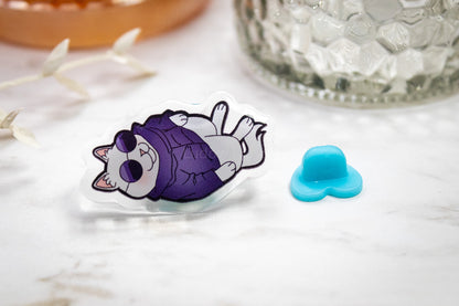 Purple Meollow // Acrylic Pin