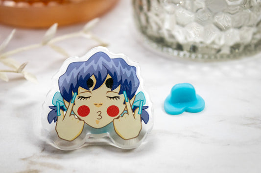 YAAS GIRL Slayers -- Beast Breathing // Acrylic Pin