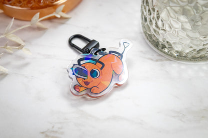 Demon Dog -- Play Time // Acrylic Keychain