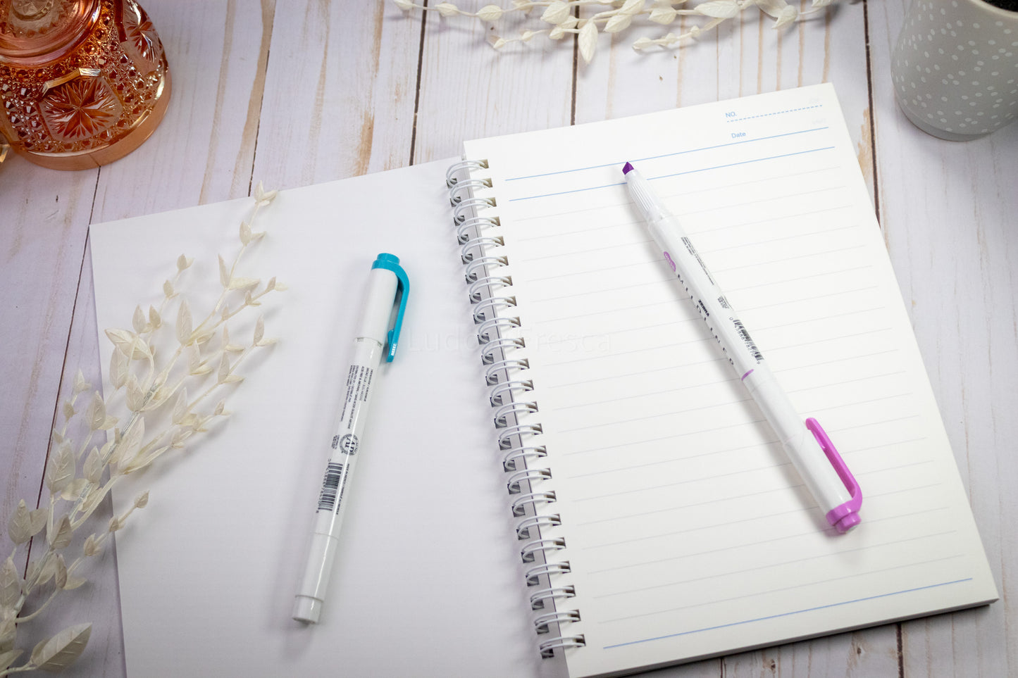 Pink Cat Paws // Spiral Notebook